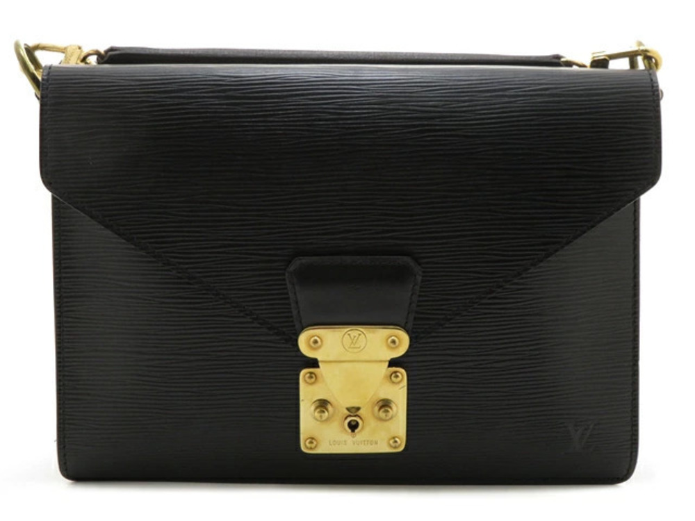 Louis Vuitton Biface Epi Noir Black bag